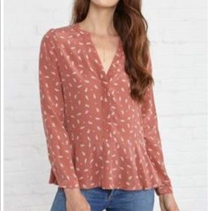 Amour Vert Divine silk blouse